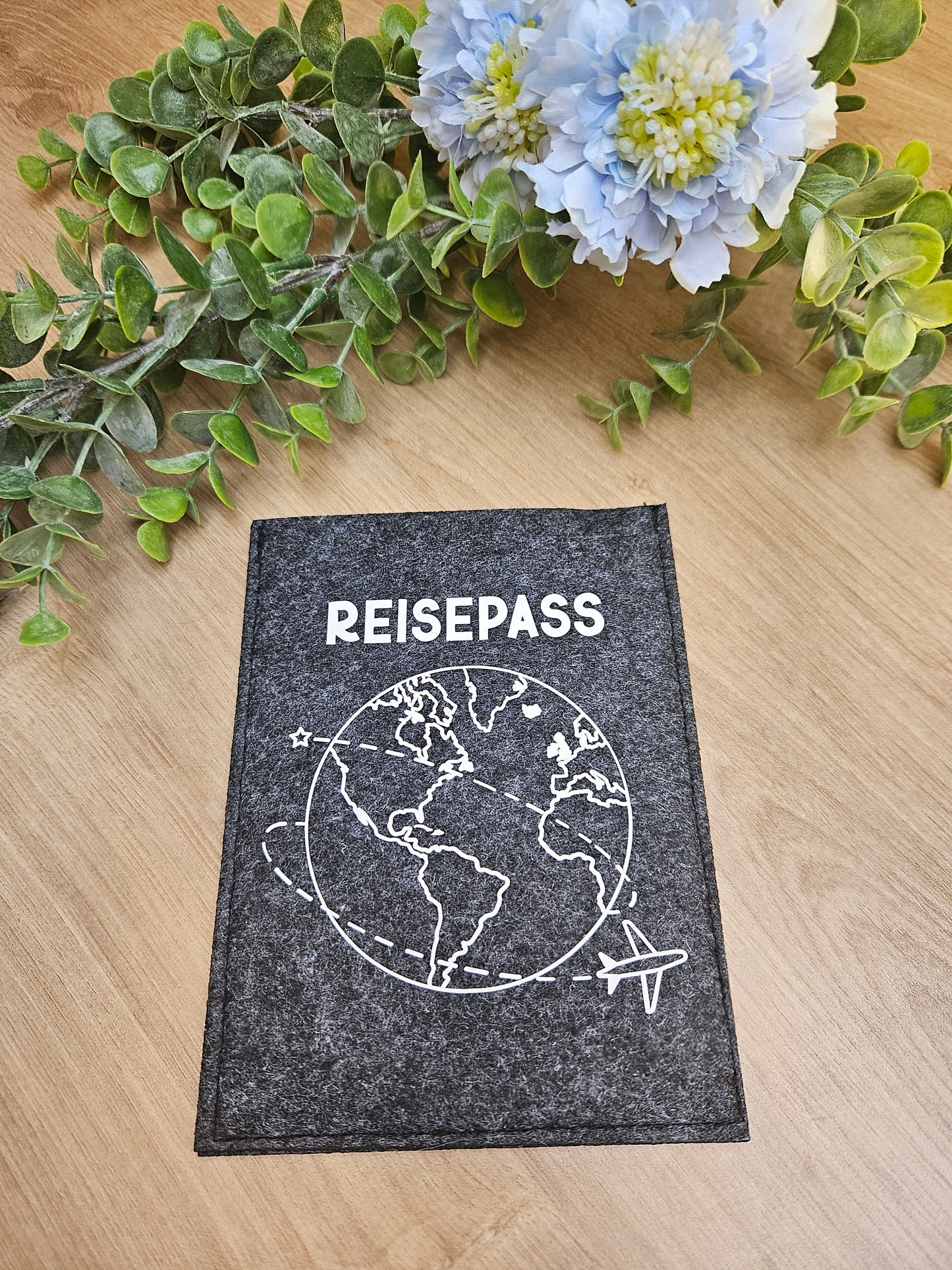Reisepasseinsteckhülle Filz