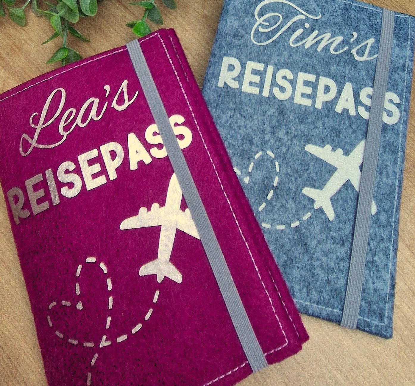 Reisepasshülle »Filz«
