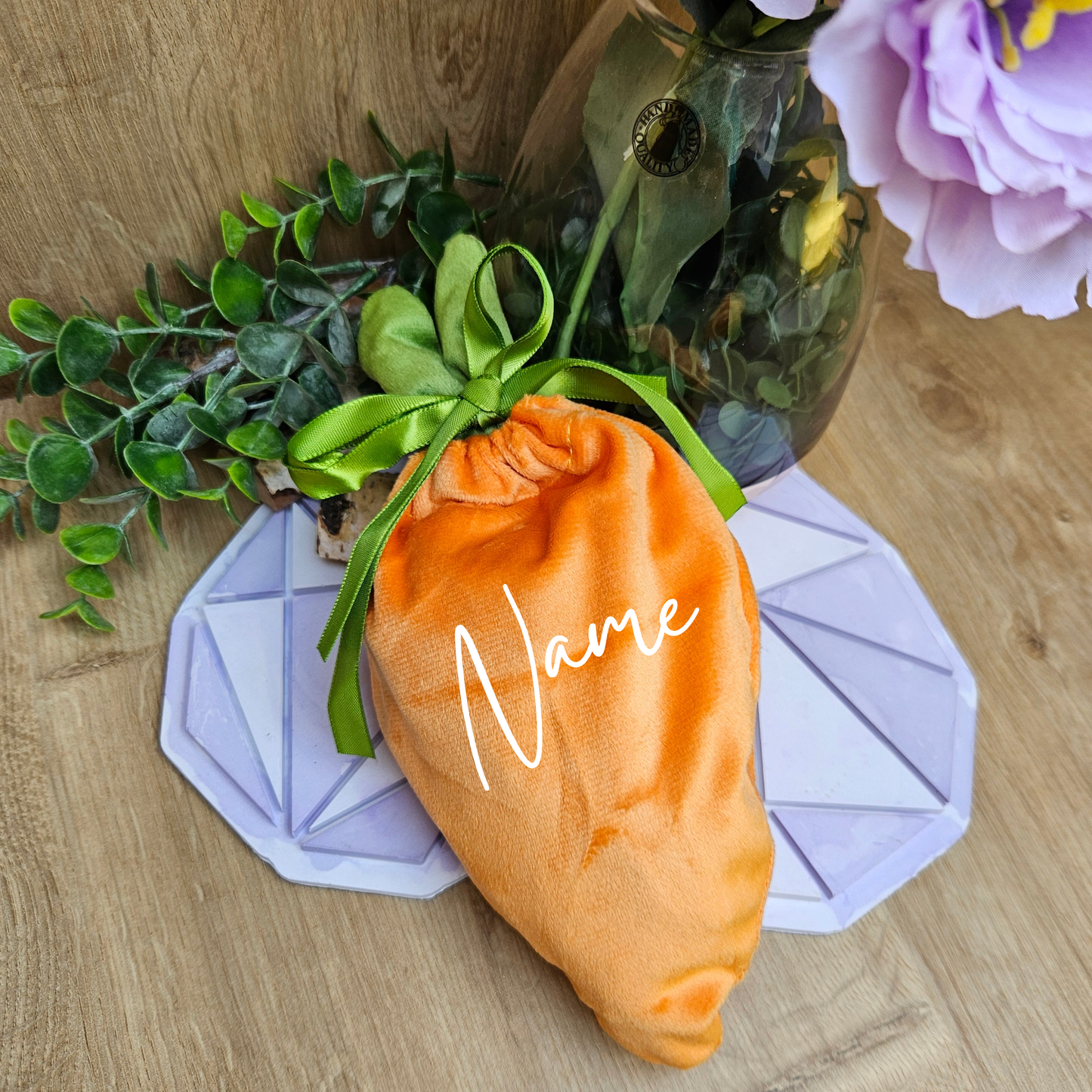 Personalisiertes Osternest Karotte