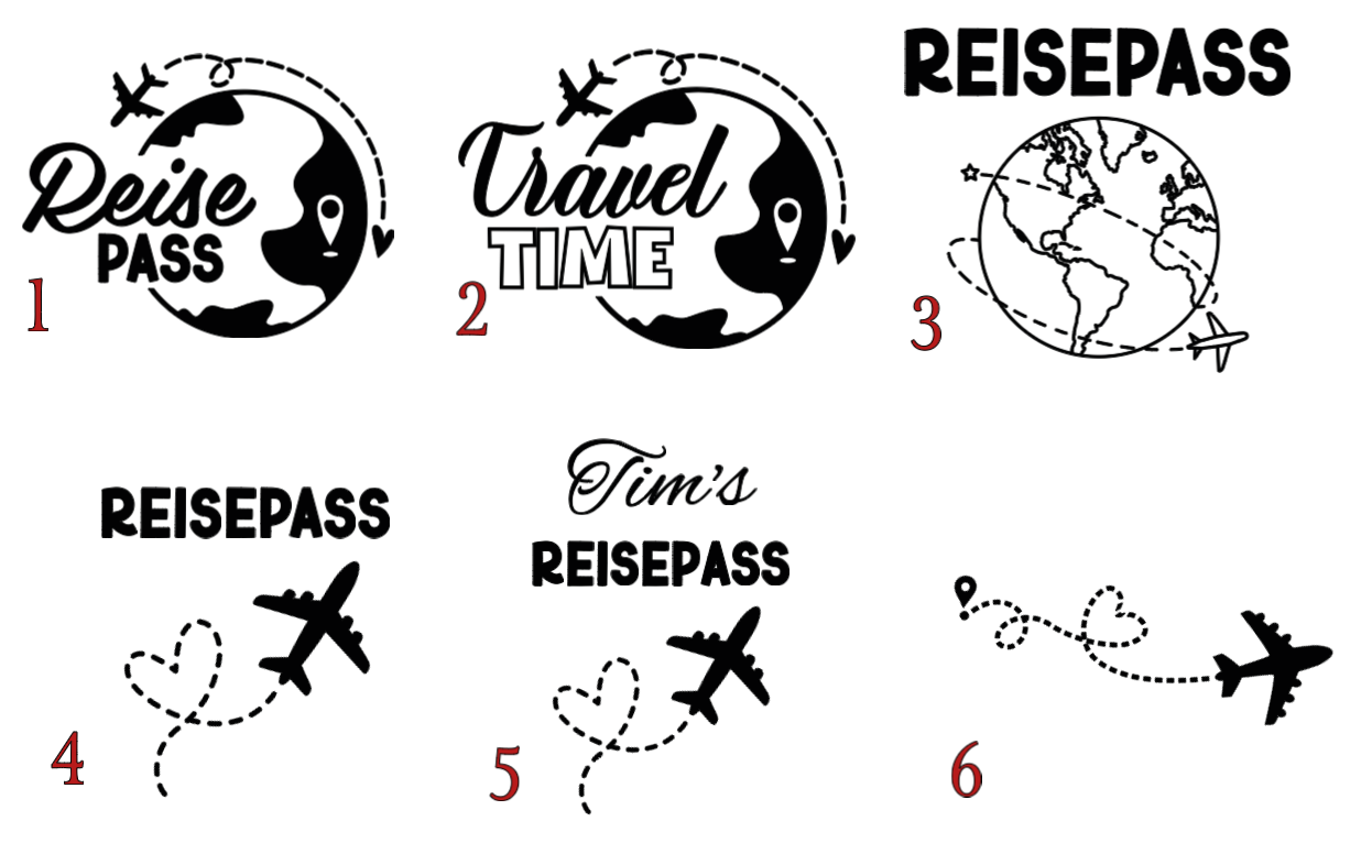 Reisepasshülle »Filz«