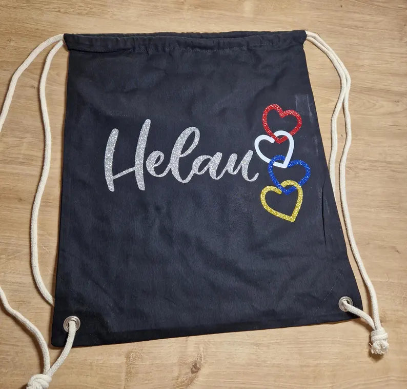 Tasche "Helau Herzenkette"