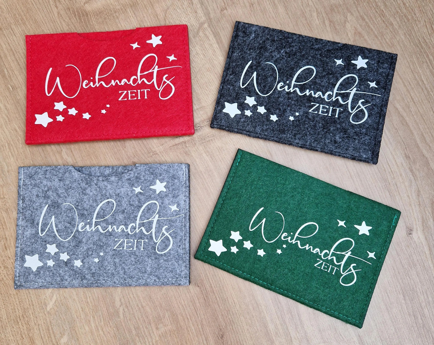 Adventskalender "to go" Filz-Hülle mit Blister