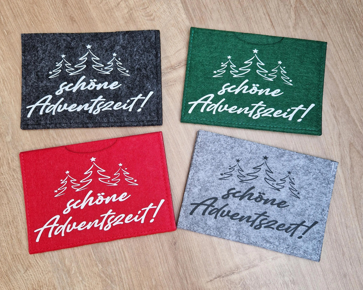 Adventskalender "to go" Filz-Hülle mit Blister