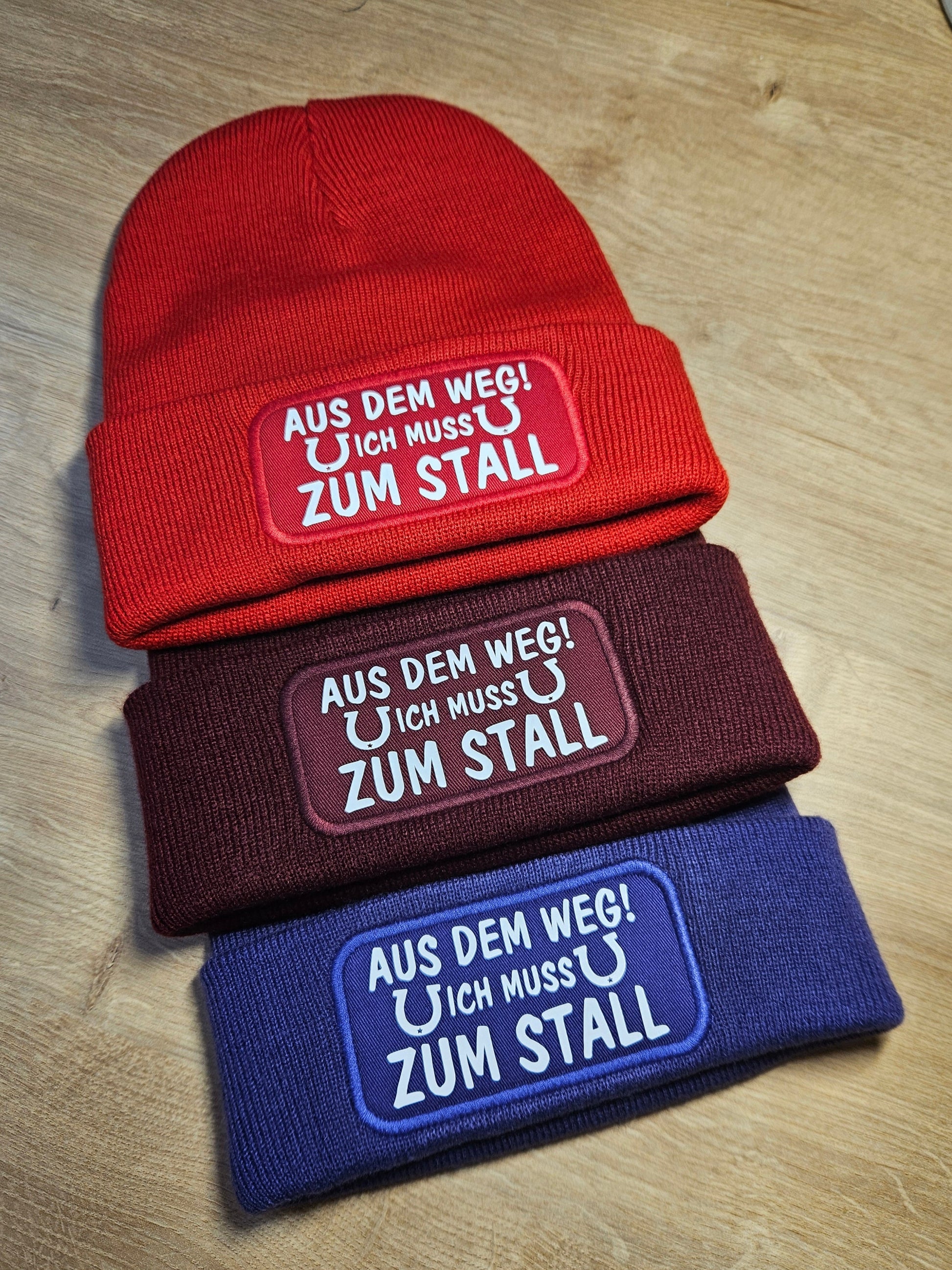 Mütze - mit Patch zum personalisieren Erwachsene