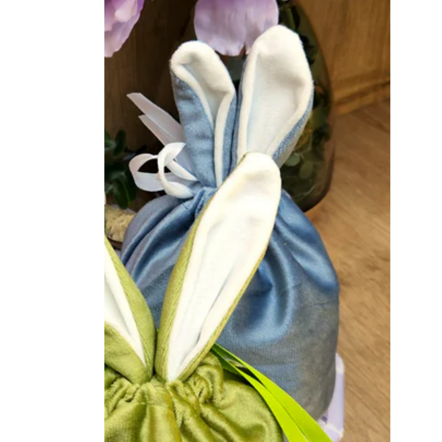 Osterbeutel mit Hasenohren personalisiert