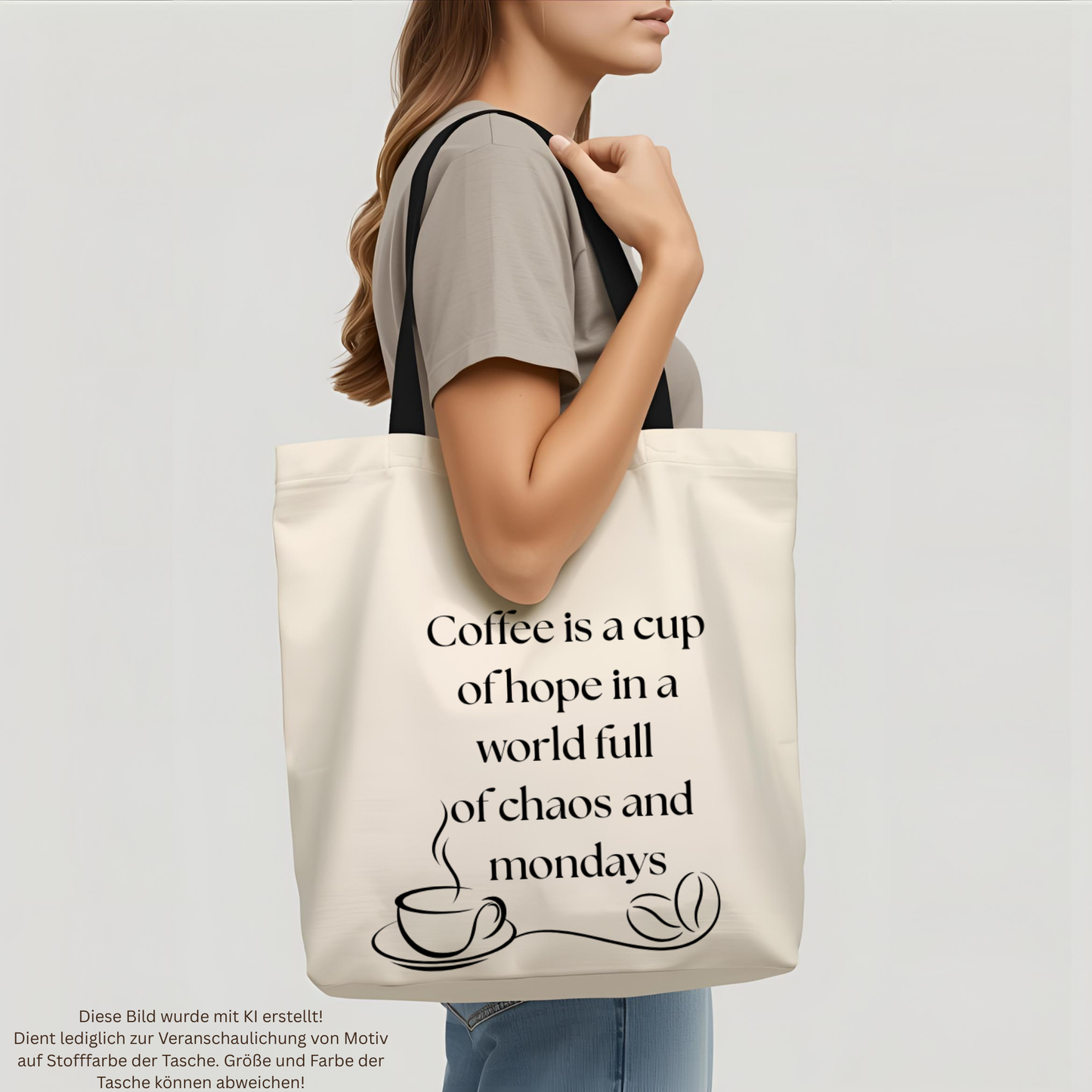 Tasche "coffee is a cup of hope"
