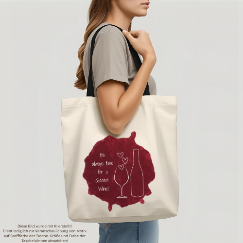 Tasche "Glaserl Wine"