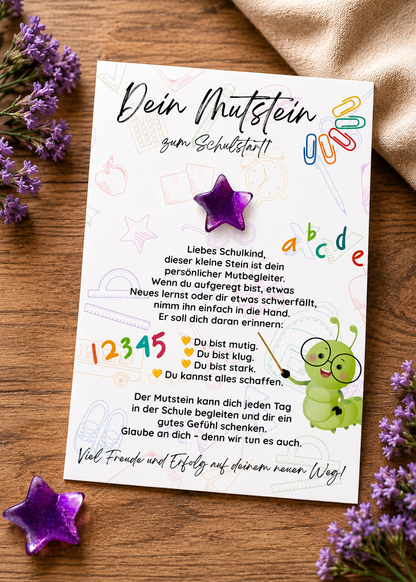 Mutstein zum Schulstart