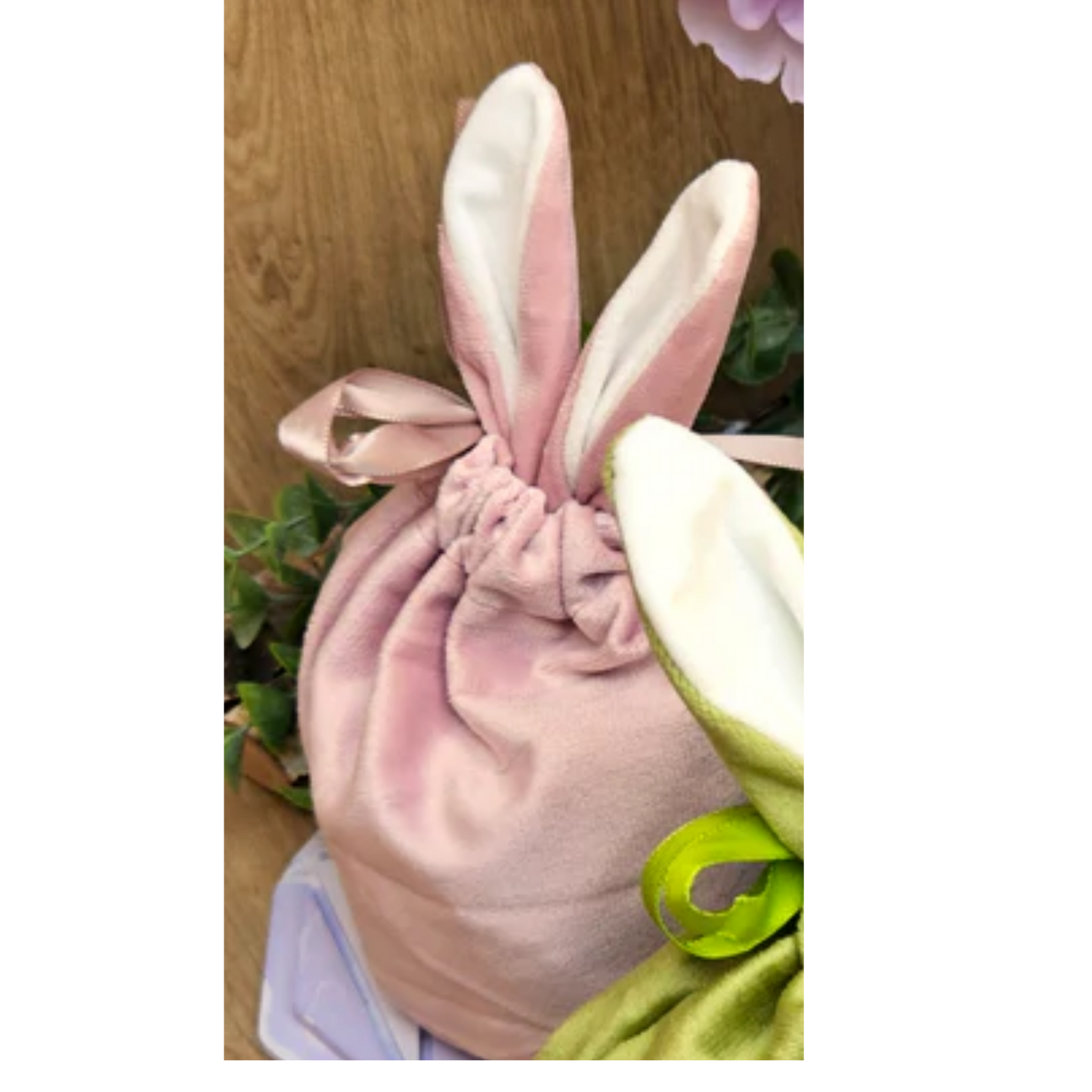 Osterbeutel mit Hasenohren personalisiert