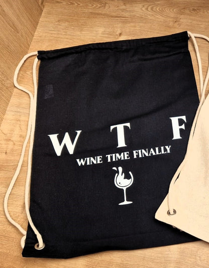 Tasche "Wine Time Finally"